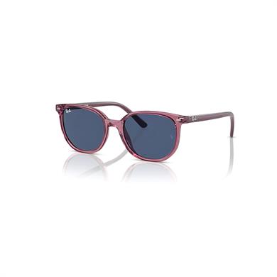 Ray-Ban Junior RJ 9097S 711280 46 Elliot Çocuk Geometrik Şeffaf Pembe Kemik Güneş Gözlüğü