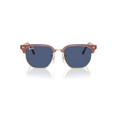 Ray-Ban Junior RJ 9116S 715680 47 New Clubmaster Çocuk Geometrik Altın Üzeri Pembe Güneş Gözlüğü