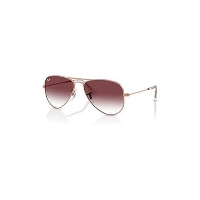 Ray-Ban Junior RJ 9506S 2918H 50 Aviator Çocuk Damla Rose Gold Metal Güneş Gözlüğü