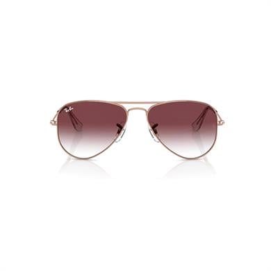 Ray-Ban Junior RJ 9506S 2918H 50 Aviator Çocuk Damla Rose Gold Metal Güneş Gözlüğü