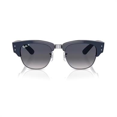 Ray Ban RB 0316S 136678 53 Mega Clubmaster Polarize Unisex Kare Lacivert Kemik Güneş Gözlüğü