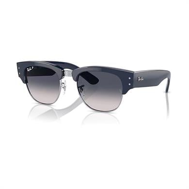 Ray Ban RB 0316S 136678 53 Mega Clubmaster Polarize Unisex Kare Lacivert Kemik Güneş Gözlüğü