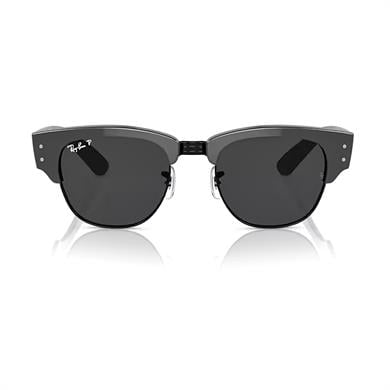 Ray Ban RB 0316S 136748 53 Mega Clubmaster Polarize Unisex Kare Siyah Kemik Güneş Gözlüğü