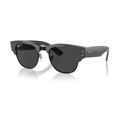 Ray Ban RB 0316S 136748 53 Mega Clubmaster Polarize Unisex Kare Siyah Kemik Güneş Gözlüğü