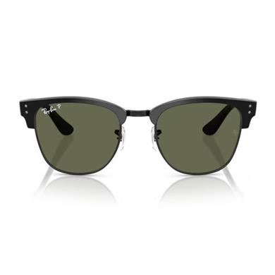 Ray-Ban RB 0504S 67839A 54 Clubmaster Reverse Polarize Unisex Kare Siyah Kemik Güneş Gözlüğü