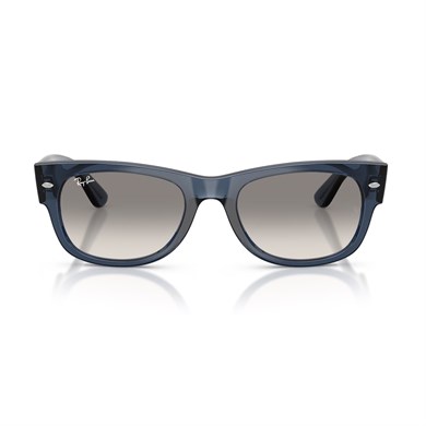 Ray-Ban RB 0832S 684532 55 Mega Wayfarer Unisex Kare Şeffaf Mavi Kemik Güneş Gözlüğü