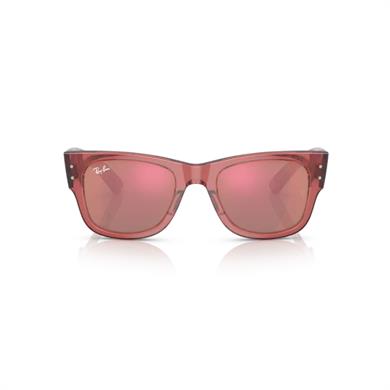 Ray-Ban RB 0840S 66372K 51 Unisex Aynalı Şeffaf Pembe Kemik Güneş Gözlüğü