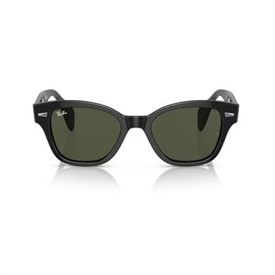 Ray-Ban RB 0880S 90131 52 Unisex Kare Siyah Kemik Güneş Gözlüğü