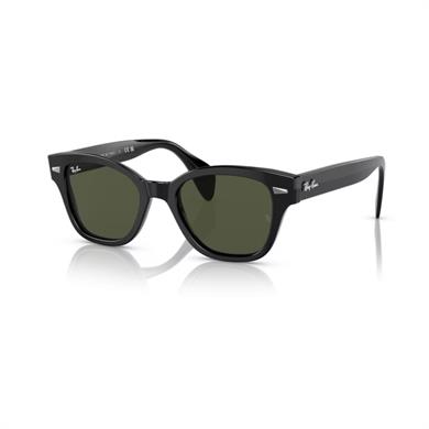 Ray-Ban RB 0880S 90131 52 Unisex Kare Siyah Kemik Güneş Gözlüğü