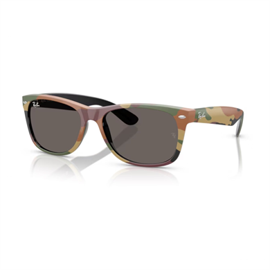 Ray-Ban RB 2132 6822B1 55 New Wayfarer Unisex Kare Çok Renkli Kemik Güneş Gözlüğü
