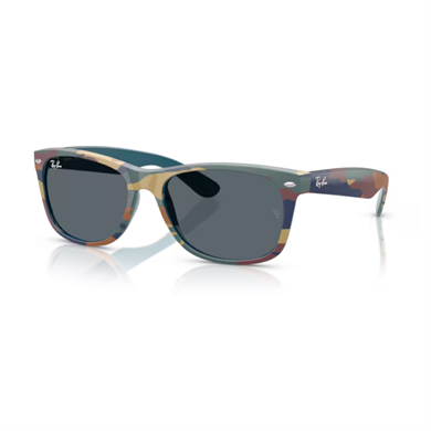 Ray-Ban RB 2132 6824R5 55 New Wayfarer Unisex Kare Çok Renkli Kemik Güneş Gözlüğü