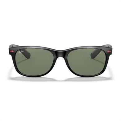Ray-Ban RB 2132M F60131 55 Scuderia Ferrari New Wayfarer Unisex Oval Siyah Kemik Güneş Gözlüğü