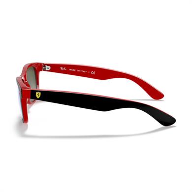 Ray-Ban RB 2132M F63830 55 Scuderia Ferrari New Wayfarer Unisex Oval Siyah Kemik Güneş Gözlüğü
