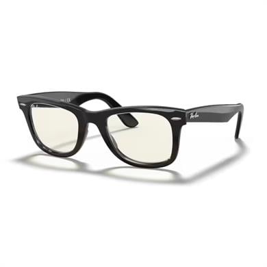 Ray-Ban RB 2140 9015F 54 Wayfarer Photochromic Unisex Kare Siyah Kemik Güneş Gözlüğü