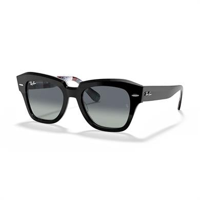 Ray-Ban RB 2186 13183A 49 State Street Unisex Siyah Kemik Güneş Gözlüğü 