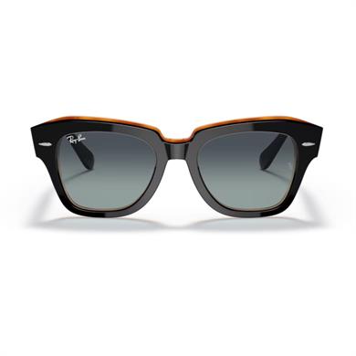 Ray-Ban RB 2186 132241 52 State Street Kadın Cat Eye Siyah Kemik Güneş Gözlüğü