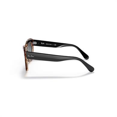 Ray-Ban RB 2186 132241 52 State Street Kadın Cat Eye Siyah Kemik Güneş Gözlüğü