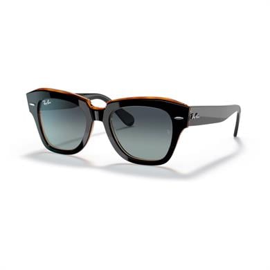 Ray-Ban RB 2186 132241 52 State Street Kadın Cat Eye Siyah Kemik Güneş Gözlüğü
