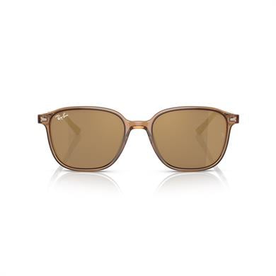 Ray-Ban RB 2193 663693 51 Leonard Unisex Aynalı Şeffaf Kahverengi Kemik Güneş Gözlüğü
