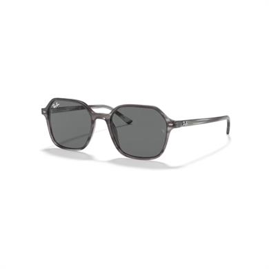 Ray-Ban RB 2194 1314B1 53 John Unisex Çizgili Gri Kemik Güneş Gözlüğü