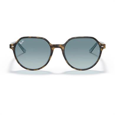 Ray-Ban RB 2195 13163M 55 Thalia Unisex Kahverengi Mavi Kemik Güneş Gözlüğü