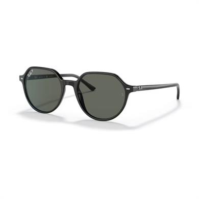 Ray-Ban RB 2195 90158 53 Thalia Polarize Unisex Geometrik Siyah Kemik Güneş Gözlüğü