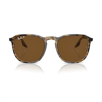 Ray-Ban RB 2203 139357 55 Unisex Kare Kırçıllı Kahverengi Kemik Güneş Gözlüğü