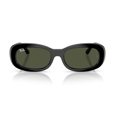 Ray-Ban RB 2221 90131 53 Kadın Oval Siyah Kemik Güneş Gözlüğü