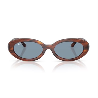 Ray-Ban RB 2223 95456 54 Kadın Oval Kırçıllı Kahverengi Kemik Güneş Gözlüğü
