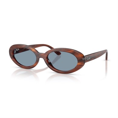 Ray-Ban RB 2223 95456 54 Kadın Oval Kırçıllı Kahverengi Kemik Güneş Gözlüğü
