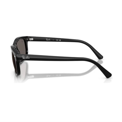 Ray-Ban RB 2224 901B1 57 Unisex Dikdörtgen Siyah Kemik Güneş Gözlüğü