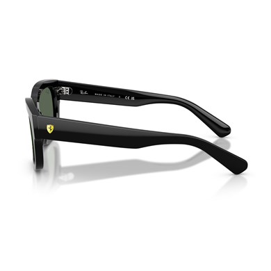 Ray-Ban RB 2228M F60171 53 Scuderia Ferrari Unisex Kare Siyah Kemik Güneş Gözlüğü
