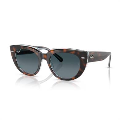Ray-Ban RB 2286 1413S3 49 Polarize Kadın Cat Eye Çok Renkli Kemik Güneş Gözlüğü