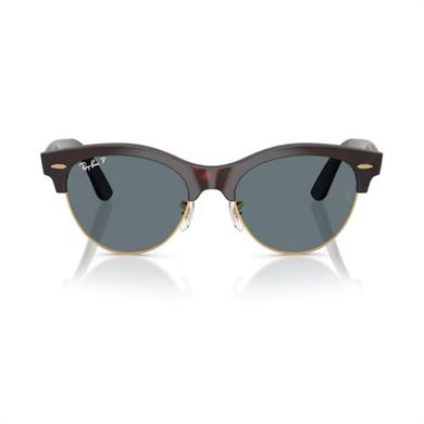 Ray-Ban RB 2341 9903R 54 Clubmaster Way Unisex Oval Kırçıllı Kırmızı Kombine Güneş Gözlüğü