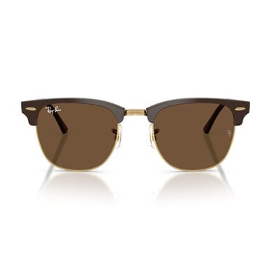 Ray-Ban RB 3016 687853 51 Clubmaster Unisex Kare Kahverengi Kemik Güneş Gözlüğü