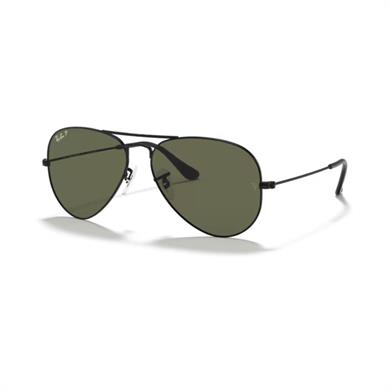 Ray Ban RB 3025 00258 58 Aviator Large Polarize Unisex Damla Metal Siyah Metal Güneş Gözlüğü