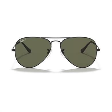 Ray Ban RB 3025 00258 58 Aviator Large Polarize Unisex Damla Metal Siyah Metal Güneş Gözlüğü
