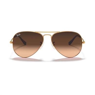 Ray-Ban RB 3025 9001A5 58 Aviator Large Metal Erkek Damla Açık Kahverengi Metal Güneş Gözlüğü