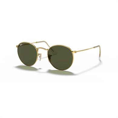 Ray-Ban RB 3447 001 53 Round Metal Unisex Altın Yuvarlak Metal Güneş Gözlüğü