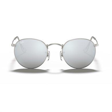 Ray-Ban RB 3447 01930 50 Unisex Yuvarlak Aynalı Gümüş Metal Güneş Gözlüğü