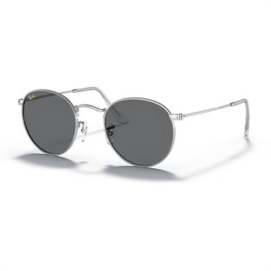 Ray-Ban RB 3447 9198B1 53 Round Metal Unisex Yuvarlak Gümüş Güneş Gözlüğü