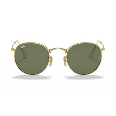 Ray-Ban RB 3447N 001 50 Unisex Altın Yuvarlak Metal Güneş Gözlüğü