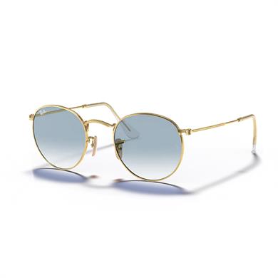 Ray-Ban RB 3447N 0013F 50 Round Metal Unisex Gold Yuvarlak Güneş Gözlüğü