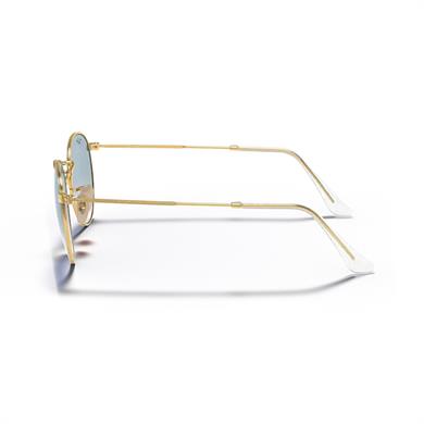 Ray-Ban RB 3447N 0013F 50 Round Metal Unisex Gold Yuvarlak Güneş Gözlüğü