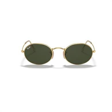 Ray-Ban RB 3547 00131 51 Unisex Oval Gold Metal Güneş Gözlüğü