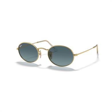 Ray-Ban RB 3547 0013M 54 Unisex Oval Gold Metal Güneş Gözlüğü