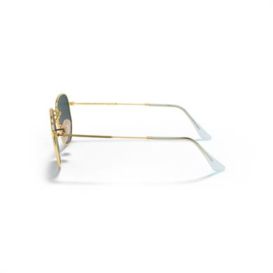 Ray-Ban RB 3548N 91233M 51 Hexagonal Unisex Gold Metal Güneş Gözlüğü
