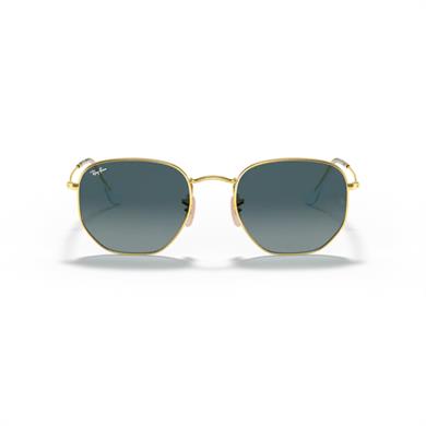 Ray-Ban RB 3548N 91233M 51 Hexagonal Unisex Gold Metal Güneş Gözlüğü
