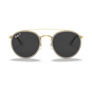 Ray-Ban RB 3647N 921048 51 Unisex Polarize Altın Yuvarlak Metal Güneş Gözlüğü