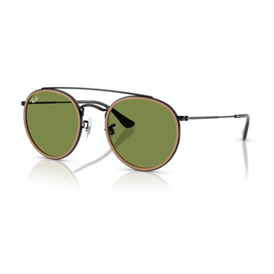 Ray-Ban RB 3647N 92794E 51 Unisex Yuvarlak Siyah Metal Güneş Gözlüğü